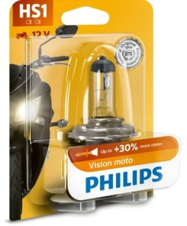 12636BW Автолампа Philips 12636BW HS1 PX43t 35 W прозрачная PHILIPS подбор по vin на Brocar