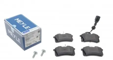 0252382317W Колодки тормозные (задние) VW Polo 01-/Skoda Fabia 99-08/Seat Cordoba/Ibiza 02-09(TRW)(с датчиком) MEYLE подбор по vin на Brocar