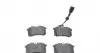 0252382317W Колодки гальмівні (задні) VW Polo 01-/Skoda Fabia 99-08/Seat Cordoba/Ibiza 02-09(TRW)(з датчиком) MEYLE підбір по vin на Brocar