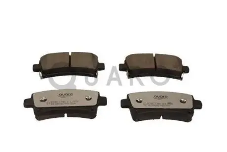 QP1236C KLOCKI HAM. OPEL T. INSIGNIA 08- 1,6-2,0/CDTI QUARO SILVER CERAMIC QUARO подбор по vin на Brocar