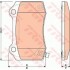 Комплект тормозных колодок, дисковый тормоз GDB4171
