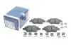0986494643 Комплект тормозных колодок, дисковый тормоз BOSCH підбір по vin на Brocar