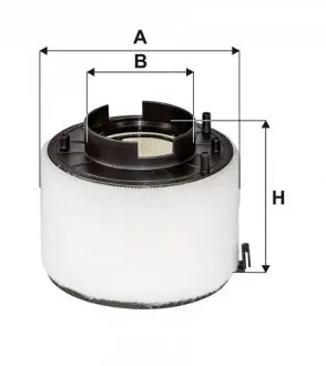 WA9842 Фильтр воздушный WIX FILTERS подбор по vin на Brocar