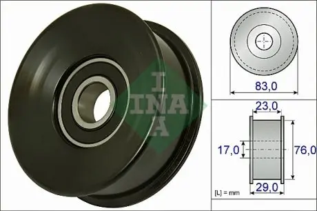 532073010 Обвідний ролик INA підбір по vin на Brocar
