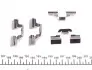 1091749 Планка суппорта (заднего) прижимная (к-кт) Renault Scenic I/Megane II 98- QUICK BRAKE підбір по vin на Brocar