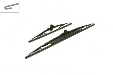 3397010404 Щетки стеклоочистителя (575/360mm) Nissan Juke/Note 06- BOSCH подбор по vin на Brocar