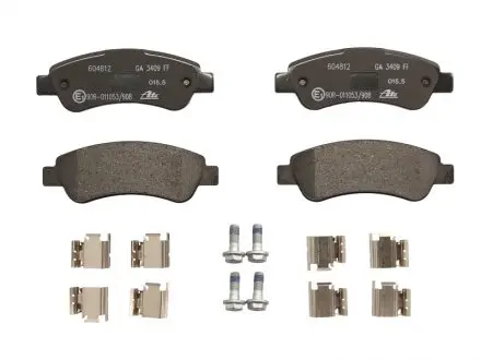 13046048122 Колодки тормозные (задние) Fiat Ducato/Citroen Jumper/Peugeot Boxer 06- ATE подбор по vin на Brocar