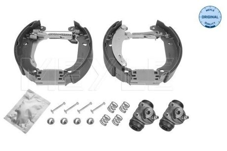 16145330022 ZESTAW SZCZĘK HAM. DACIA LOGAN 1,2-1,6 16V 04-13 Z CYLINDERKAMI MEYLE підбір по vin на Brocar