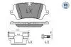 0252572016PD Колодки гальмівні LAND ROVER T. DISCOVERY/RANGE ROVER 2,0-5,0 4X4 12- MEYLE підбір по vin на Brocar