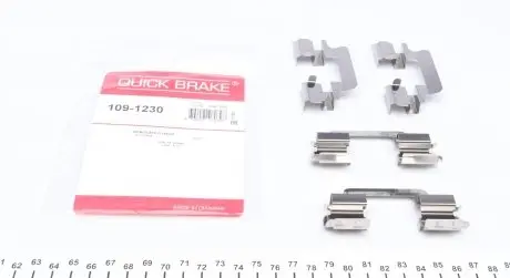 1091230 Монтажний компл.,гальм.колодки QUICK BRAKE підбір по vin на Brocar