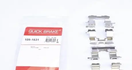 1091631 Монтажний компл.,гальм.колодки QUICK BRAKE підбір по vin на Brocar