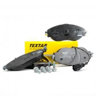 2473801 Колодки тормозные (передние) VW Passat/Golf 13- (TRW) Q+ (с датчиком) TEXTAR підбір по vin на Brocar