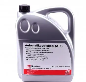 36449 Масло АКПП (5L) (MB236.14) (красное) FEBI BILSTEIN подбор по vin на Brocar