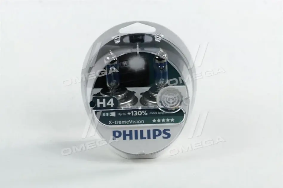 12342XVS2 Автолампа Philips 12342XVS2 X-tremeVision +130% H4 P43t-38 55 ...