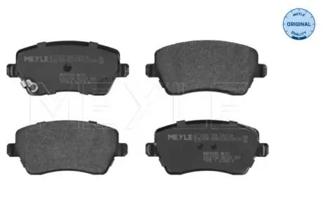 0252440317W Комплект тормозных колодок, дисковый тормоз MEYLE подбор по vin на Brocar
