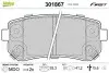 301867 Колодки гальмівні KIA T. CEED/I30/I20/ACCENT 05-/IX35/SPORTAGE 10- VALEO підбір по vin на Brocar
