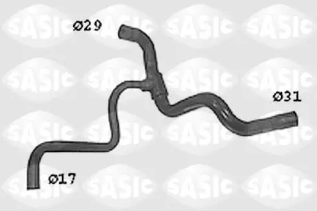 SWH4295 Патрубок системи охолодження SASIC підбір по vin на Brocar