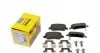Колодки тормозные (задние) Opel Astra G/H/ Combo 01- /Kia Venga (Lucas) 2341703