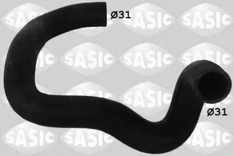 3400077 Шланг гумовий системи охолодження SASIC підбір по vin на Brocar