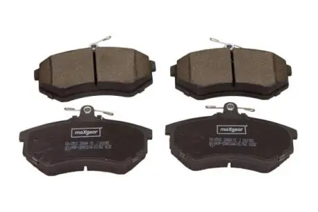190501 Комплект гальмівних колодок, дискове гальмо MAXGEAR підбір по vin на Brocar