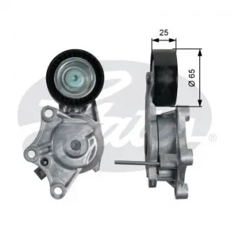 T39187 Натяжник ременя генератора Peugeot Partner/Citroen Berlingo 1.6HDi 05- GATES підбір по vin на Brocar