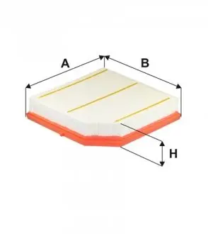 WA9861 Фільтр повітряний WIX FILTERS підбір по vin на Brocar