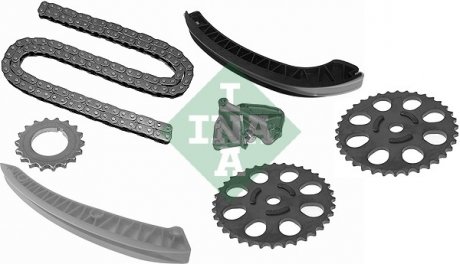 559007610 Комплект ланцюга ГРМ Skoda Fabia I/Roomster 1.2i, 03-15, 47/51kw INA підбір по vin на Brocar