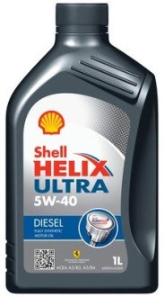 550046644 Моторное масло/HELIX ULTRA DIESEL 5W-40 (1L) SHELL підбір по vin на Brocar