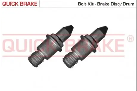 11677K Монтажний болт гальмівного диску QUICK BRAKE підбір по vin на Brocar