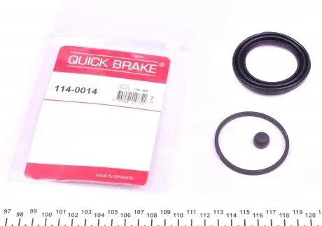 1140014 Ремкомплект суппорта (переднего) VW Caddy III 03- (d=54mm) Lucas QUICK BRAKE подбор по vin на Brocar