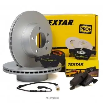 92106905 Диск тормозной (передний) BMW 3 (E46) 99-06 (325x25) PRO+ TEXTAR подбор по vin на Brocar