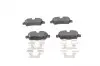 0986494645 Комплект тормозных колодок, дисковый тормоз BOSCH підбір по vin на Brocar
