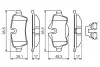 0986494645 Комплект тормозных колодок, дисковый тормоз BOSCH підбір по vin на Brocar