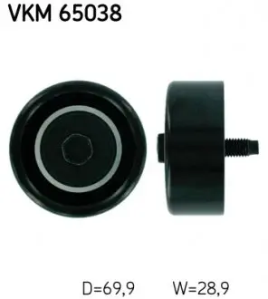 VKM65038 Ролик модуля натягувача ременя SKF підбір по vin на Brocar