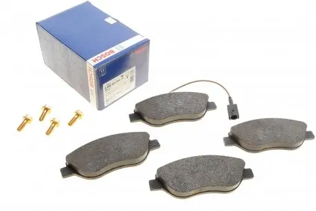 0986424595 Колодки гальмівні (передні) Fiat Stilo/Bravo/Lancia Delta 01-18 BOSCH підбір по vin на Brocar