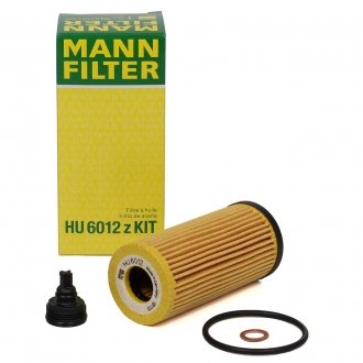 HU6012ZKIT Фильтр масляный BMW X1 (F48)/1 (F40) /2 (F45/F46) 1.5-2.0 14- (B38/B47/B48) MANN подбор по vin на Brocar