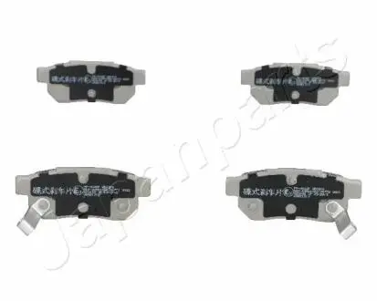 PP404AF Колодки тормозные задние Civic 1,5/1,6 90- JAPANPARTS подбор по vin на Brocar