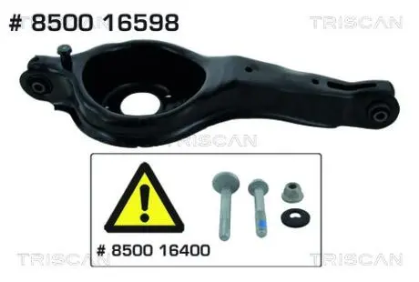 850016598 Рычаг независимой подвески колеса, подвеска колеса TRISCAN подбор по vin на Brocar