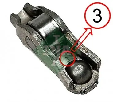 422022310 Коромысло клапана BMW 3 (E90/F30/F80)/5 (E60/F10), N13/N20/N52/N55/S55 (для впуск. клап.) INA подбор по vin на Brocar