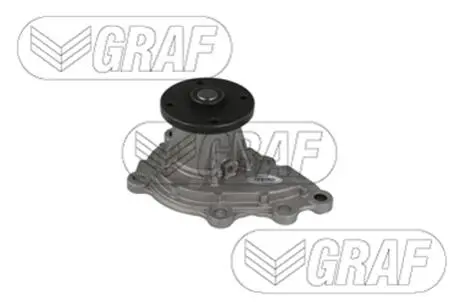 PA1368 Помпа воды Hyundai i20/i30/Kia Ceed II/Rio IV 1.0 T-GDI 15- (8 лоп.) GRAF підбір по vin на Brocar
