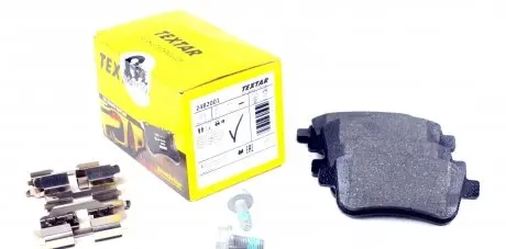2482001 Колодки тормозные (задние) Renault Fluence/Megane/Scenic 08- (TRW) Q+ TEXTAR подбор по vin на Brocar