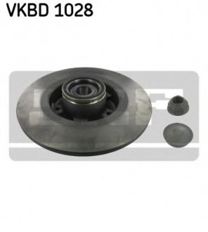 VKBD1028 Гальмівний диск з підшипником SKF підбір по vin на Brocar