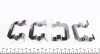 1091761 Планка суппорта (переднего) прижимная (к-кт) Opel Antara/Chevrolet Captiva 2.0-3.2 06- (Akebono) QUICK BRAKE підбір по vin на Brocar