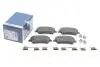 0986494592 Комплект гальмівних колодок, дискове гальмо BOSCH підбір по vin на Brocar