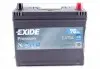 EA754 Акумуляторна батарея 75Ah/630A (270x172x222/+R/B01) Premium Азія EXIDE підбір по vin на Brocar