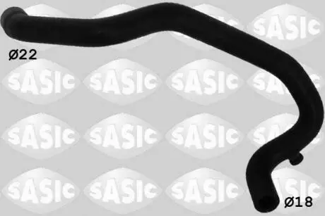 3404077 Патрубок системи охолодження SASIC підбір по vin на Brocar