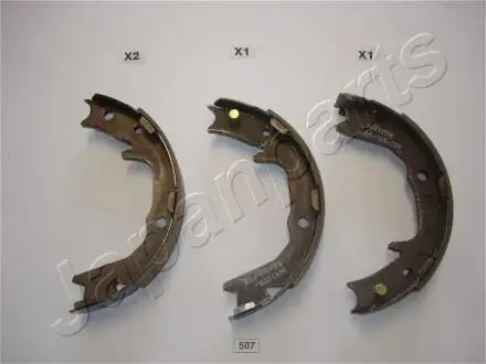 GF507AF Комплект тормозных колодок, стояночная тормозная система JAPANPARTS подбор по vin на Brocar