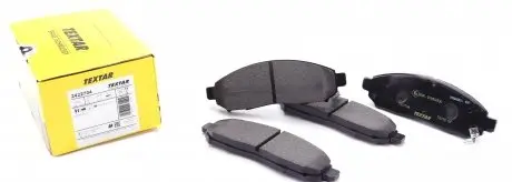 2422704 Колодки тормозные (передние) Nissan Leaf 10-14/Navara/Pathfinder 04- (Tokico) (163.7x53.8x15.4) TEXTAR підбір по vin на Brocar