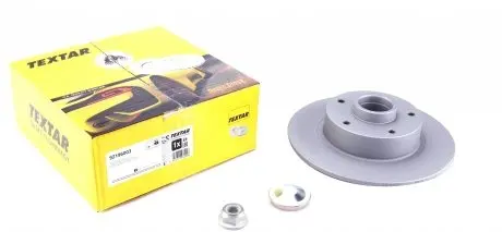 92196003 Диск тормозной (задний) Renault Megane III/Scenic III 08- (260x8) (+ABS) PRO TEXTAR подбор по vin на Brocar