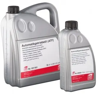 101161 Масло ATF (5L) Dexron III/BMW ATF 6/Ford WSS-M2C922-A1/Toyota T-II,T-III FEBI BILSTEIN подбор по vin на Brocar